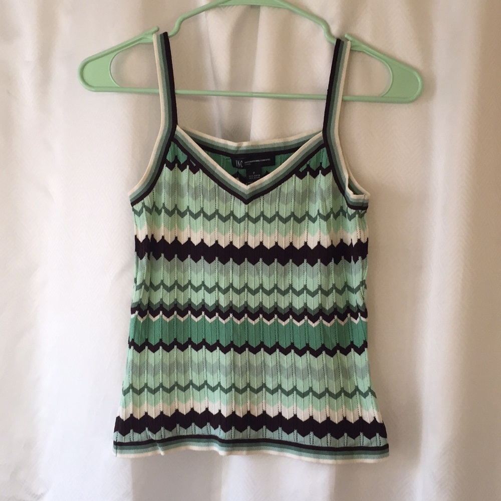 INC International Concepts Petite mint tank top